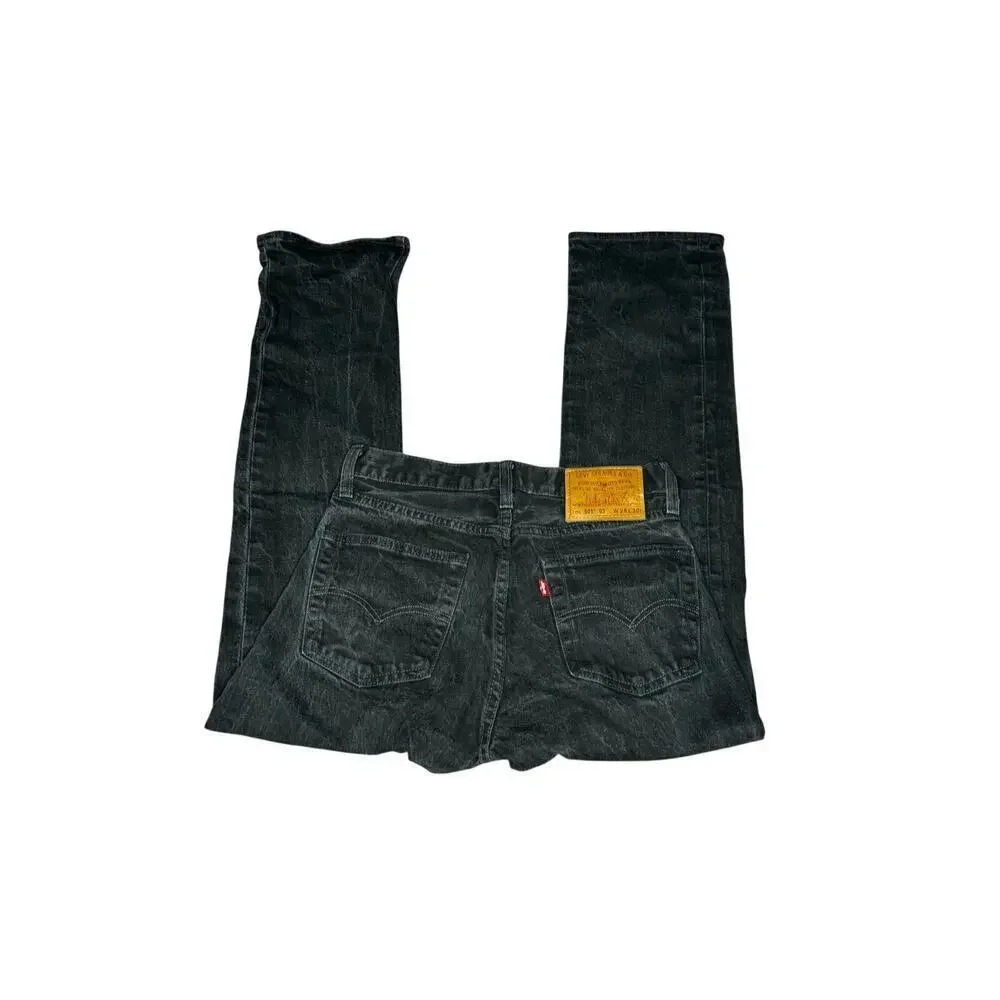 Levi’s Men’s 501 ‘93 Premium 28x30 Big E Charcoal Straight Leg Jeans
